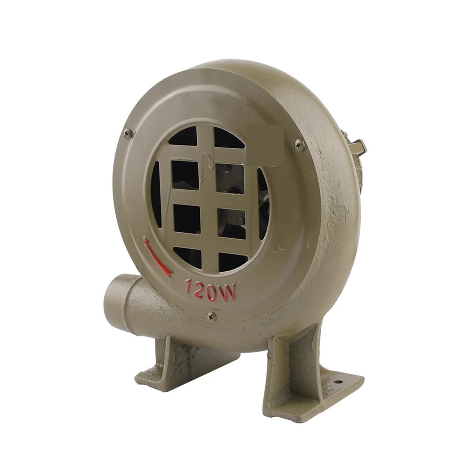 JVDDI 120W Small Household Blower Cast Iron Single Phase Boiler Blower Stove Fan Centrifugal BBQ Blower