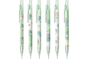 6 Pcs Cute Mechanical Pencils with Eraser for Kids