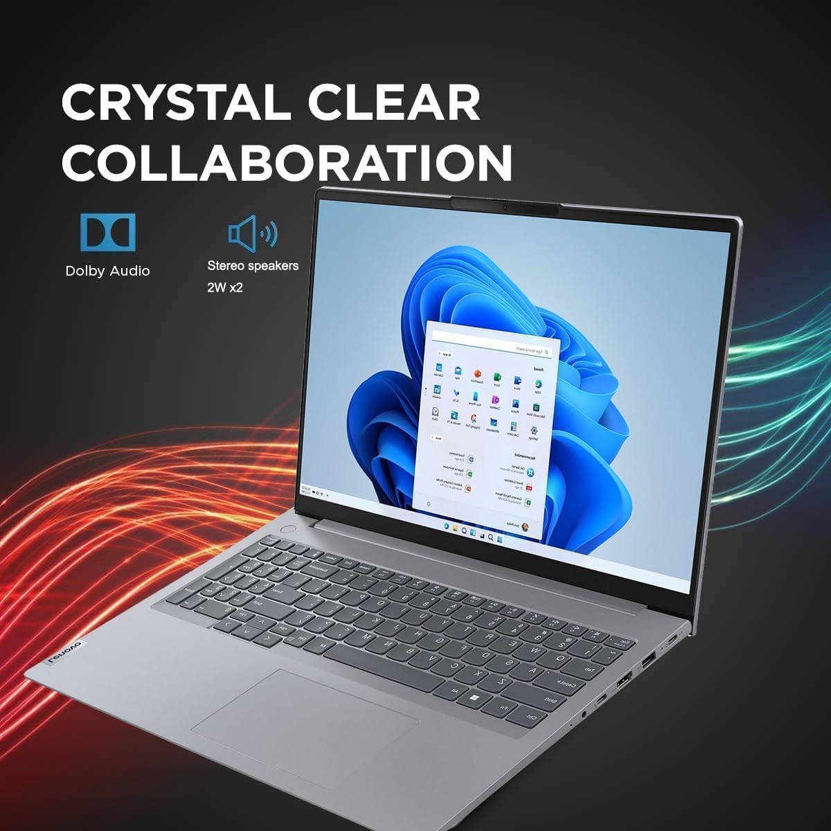 Lenovo ThinkBook 16 Gen 6 Business Laptop (16" FHD+ Touchscreen, Intel Core i5-13420H (> i7-1255U), 32GB DDR5 RAM, 1TB SSD), Thunderbolt 4, Webcam, Ethernet, Wi-Fi 6, Win 11 Pro w/ Copilot, Grey - Image 2