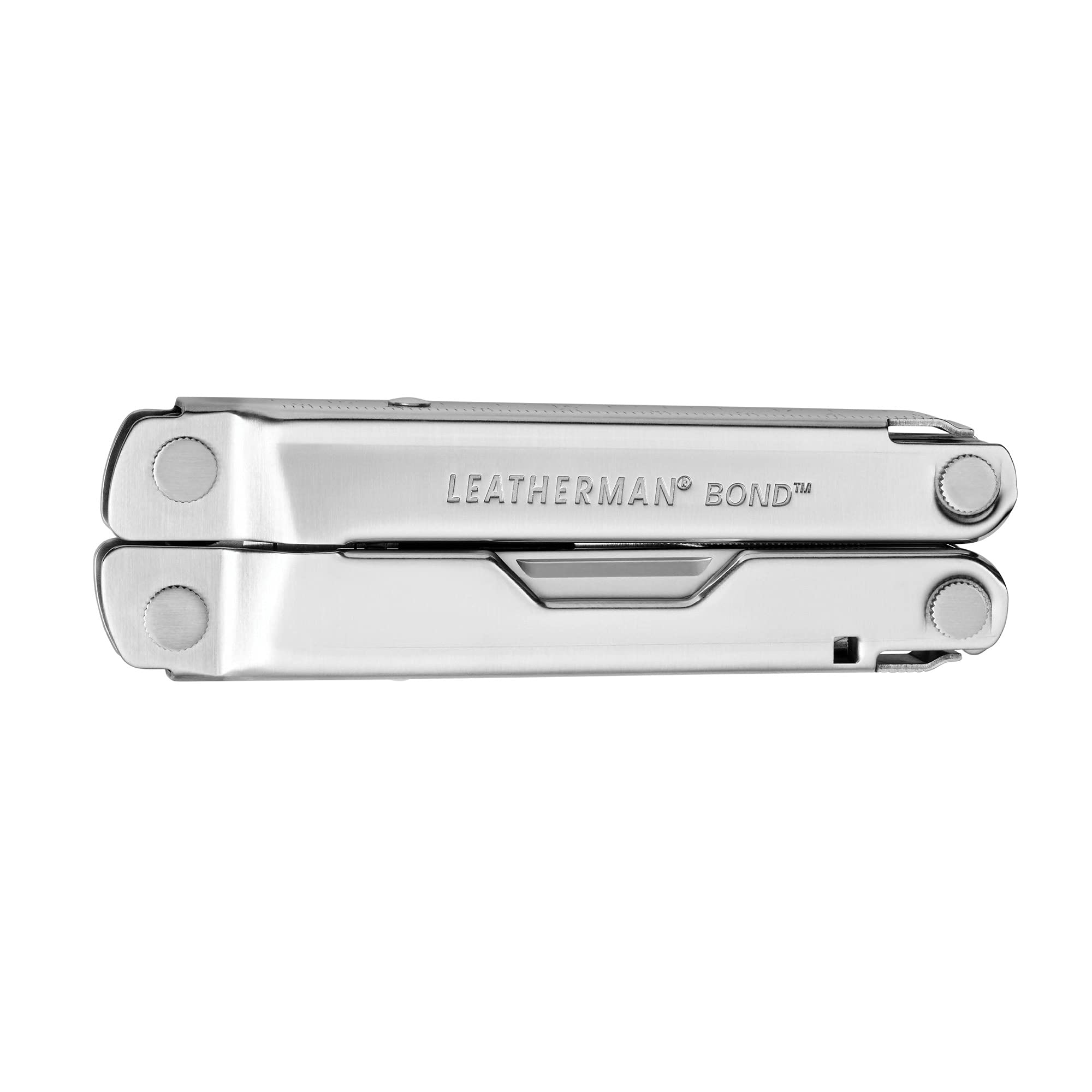 LEATHERMAN, Bond Multitool, Stainless Steel EDC Tool with 420HC Blade and Nylon Sheath, Built in the