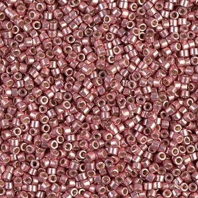 Miyuki Delica 11/0 Cylinder Seed Beads - Duracoat Galvanized Dk Coral - DB1839 5 Grams
