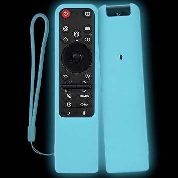 Luminous Blue Silicone Cover for LG MR25GA Magic Remote Control