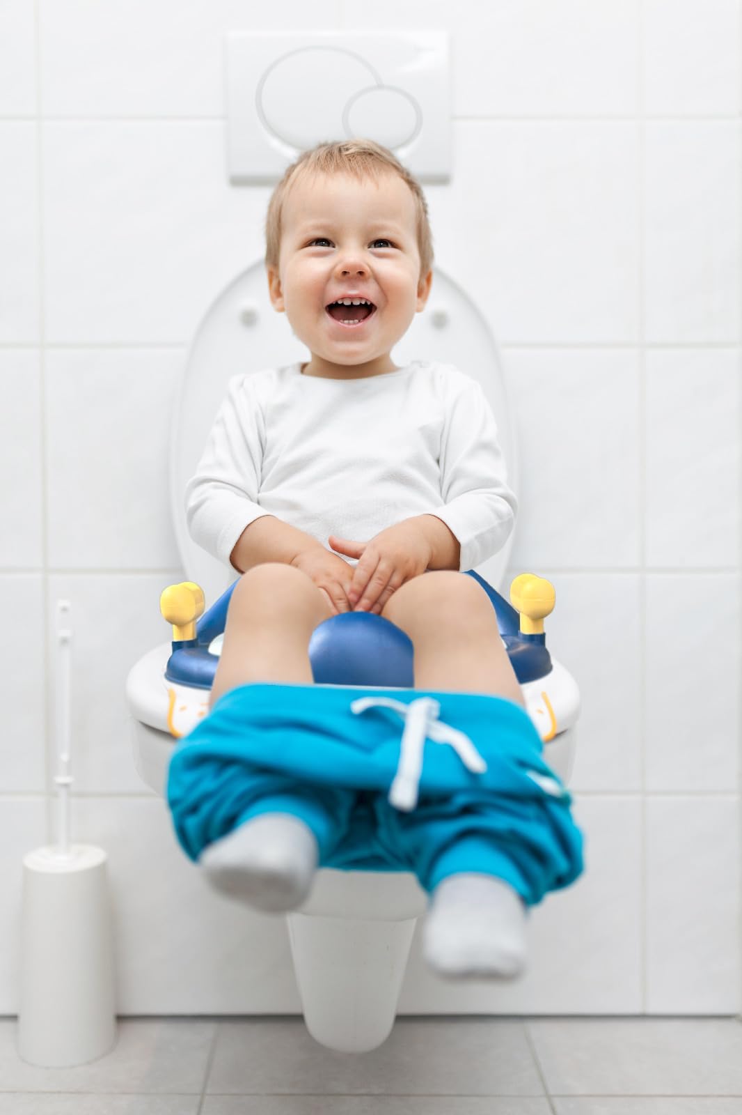 Valtom - Toilettensitz Kinder mit Stepper - inkl. Sitzkissen und Tierdesign