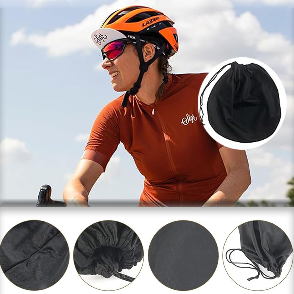 3 Stück Tragbare Motorradhelmtasche,Schwarz Helmtasche Motorrad,Universal Motorrad Helm Tasche,47x43cm Plüsch,für Motorradhelm, Fahrradhelme, Skihelme, Basketball, Fitness