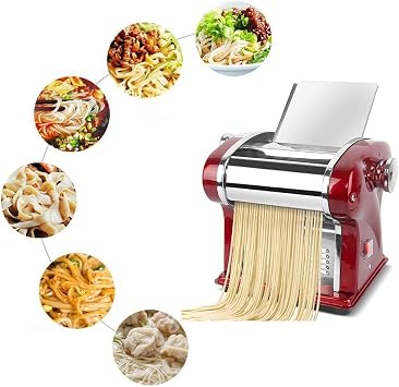 Pasta Machine Stainless Steel Pasta Maker Electric Noodle Pasta Maker Commercial Dough Cutter Dumplings Manual Pasta Machines