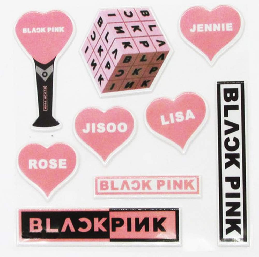 blackpink stickers set for fans 12 sheet of stickers 1 lanyard 40 lomo card 1 pen 1 keychain 1 phone ring 4 button pin 1 tattoo sticker 1 3d sticker office school supplies edge ng