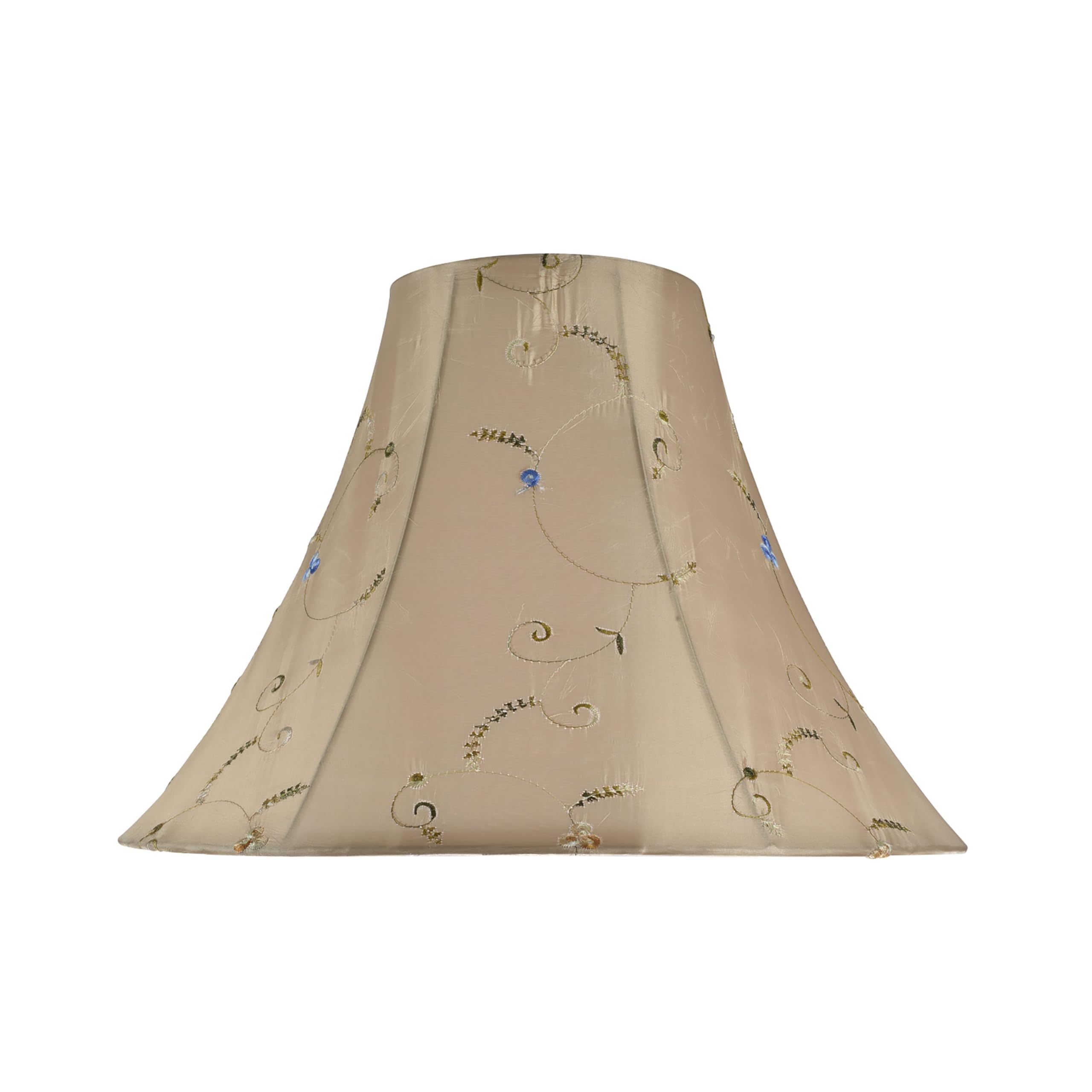Aspen Creative 30048A - Pantalla de lámpara de construcción de araña con forma de campana de transición en oro, 40,6 cm de ancho (15,24 x 40,64 x 30,48 cm)