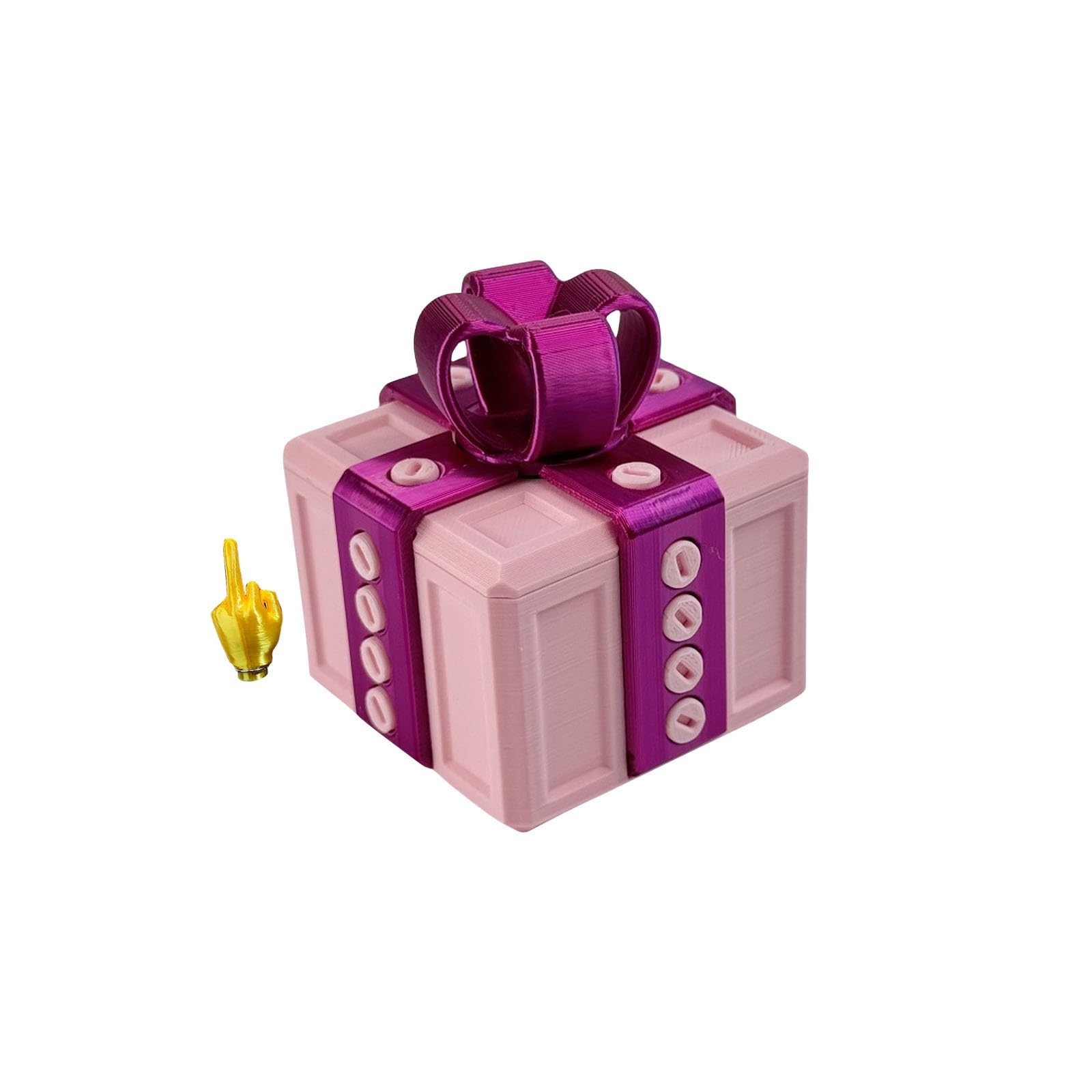 Really Annoying Gift Box with Twist Storage, Interactive Prank Box, Funny Desktop Toy, Surprise Novelty Gift, for Office Home Entertainment (H) โ image 1