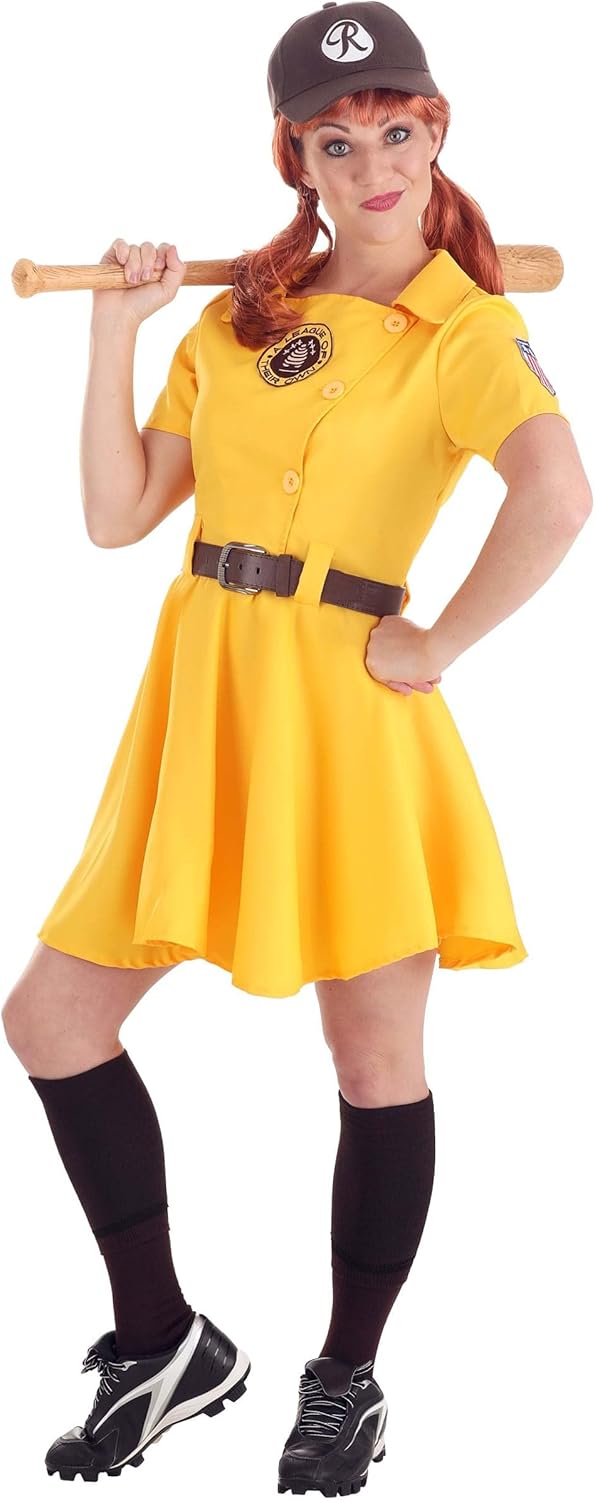 A League of Their Own Adult Kit Costume | Women's Racine Belles Baseball Uniform | Halloween Movie Outfit - Image 3
