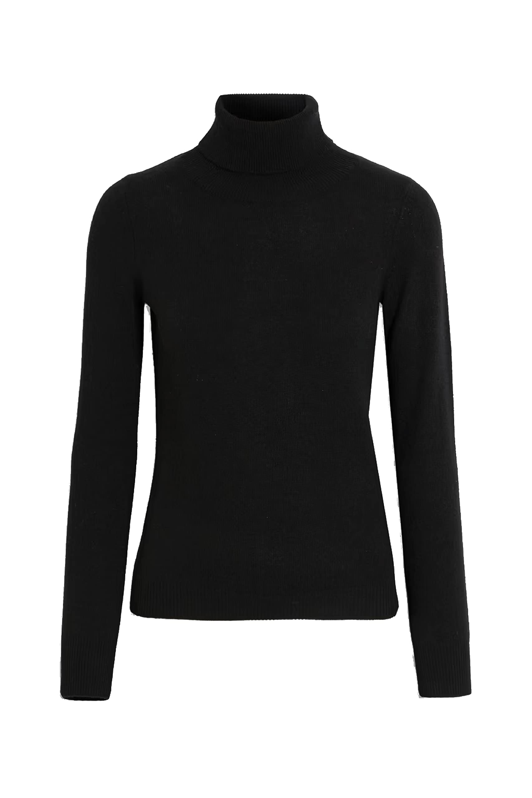 Karen Thomas 100% Pure Cashmere Turtleneck Sweater Women - Pullover, Slim Fit, Soft and Warm Long Sleeve Sweater