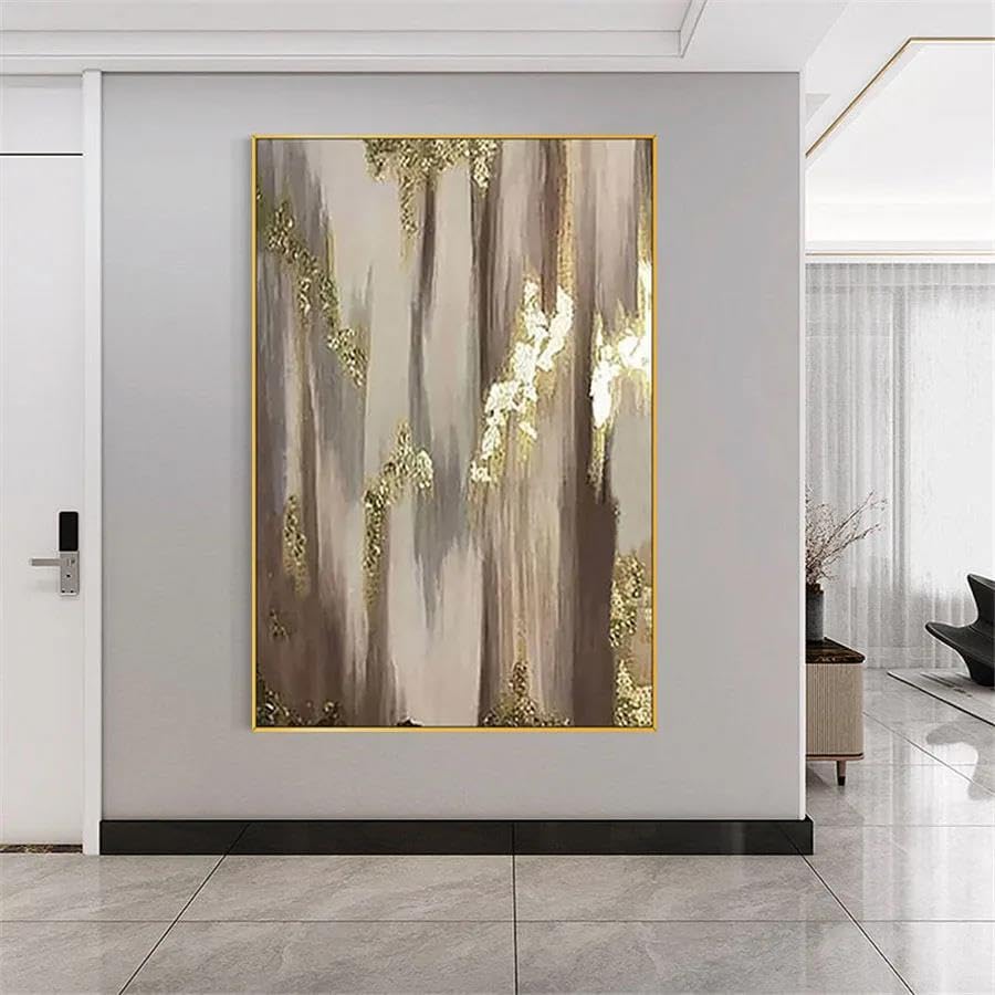 Tableau abstrait peint à la main pour sublimer l'atmosphère de votre maison - 4
