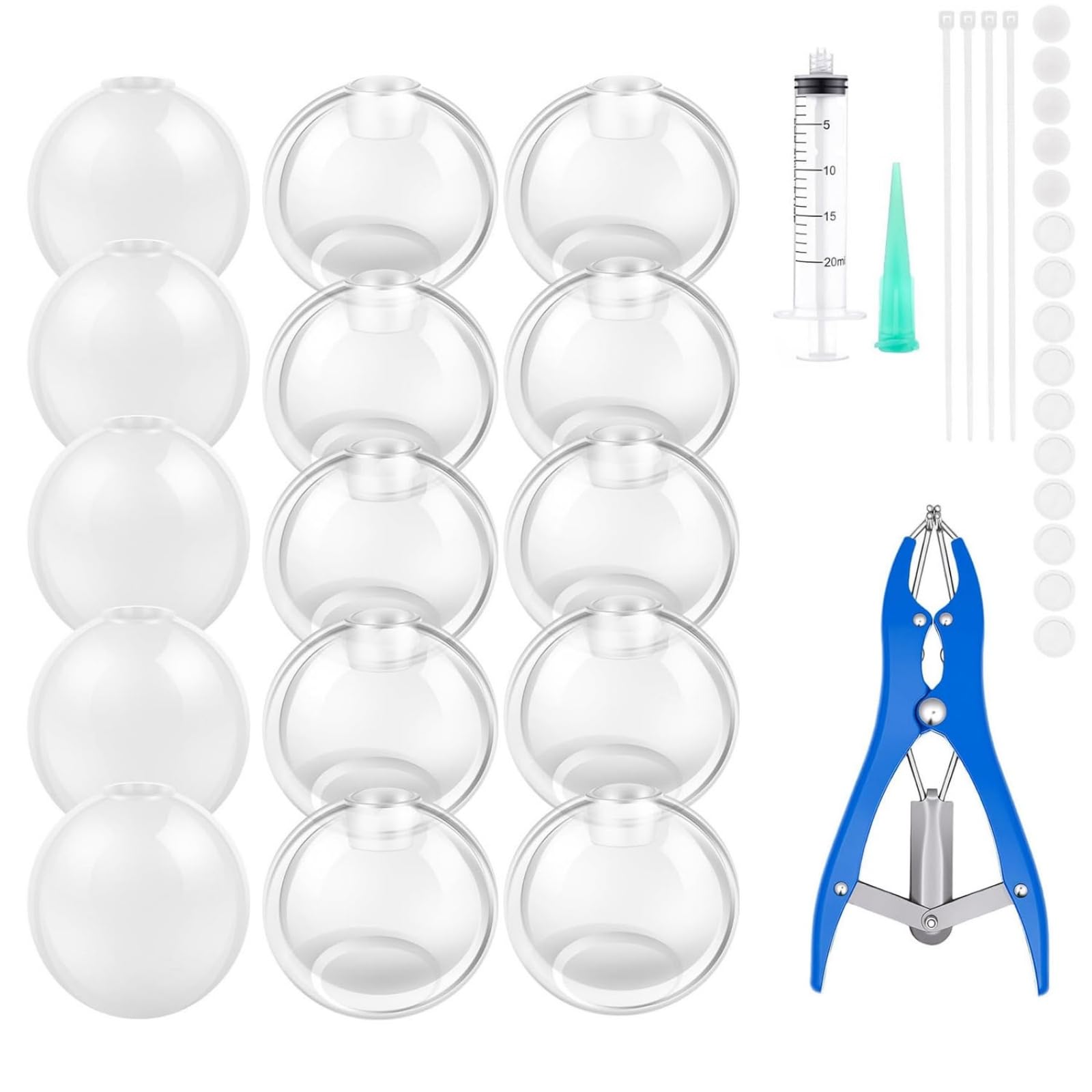 DIY Stress Ball Making Kit: Complete Squishy Maker Kit for Adults Kids with TPR Skins, Expander Tool & Vacuum Pump for ASMR Anxiety Relief.