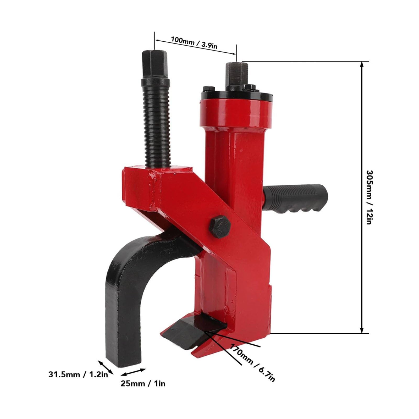 Smontagomme Manuale Attrezzo Tire Bead Breaker Separatore Tallone Strumento Ruota Leva Pneumatici in Ferro Compatto per Interventi Rapidi Adatto per Officina Gommista Riparazioni Auto
