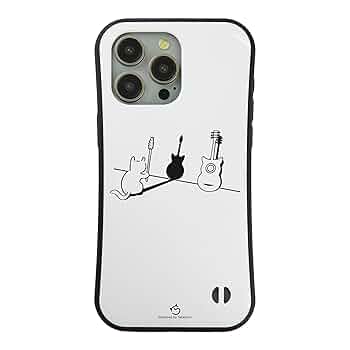 Amazon.co.jp: ケース ねこ 猫イラスト猫ギター スマホ ケース