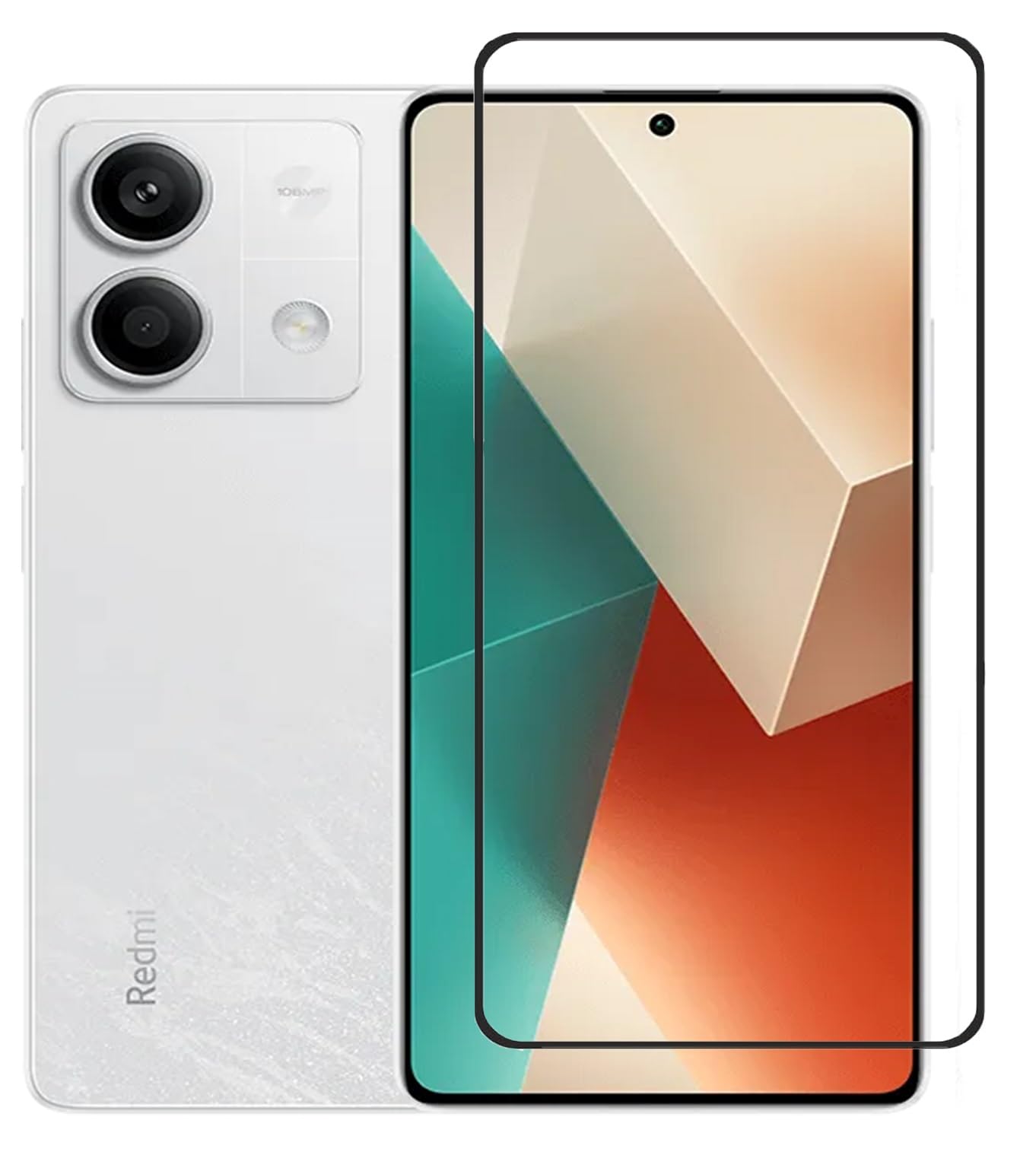 Fabekee Tempered Glass Screen Protector Compatible For Redmi Note 13 5G (Black) With Edge To Edge Coverage And Easy Installation Kit - Cellphone (B0CQP4ZXQD) Amazon Price History, Amazon Price Tracker