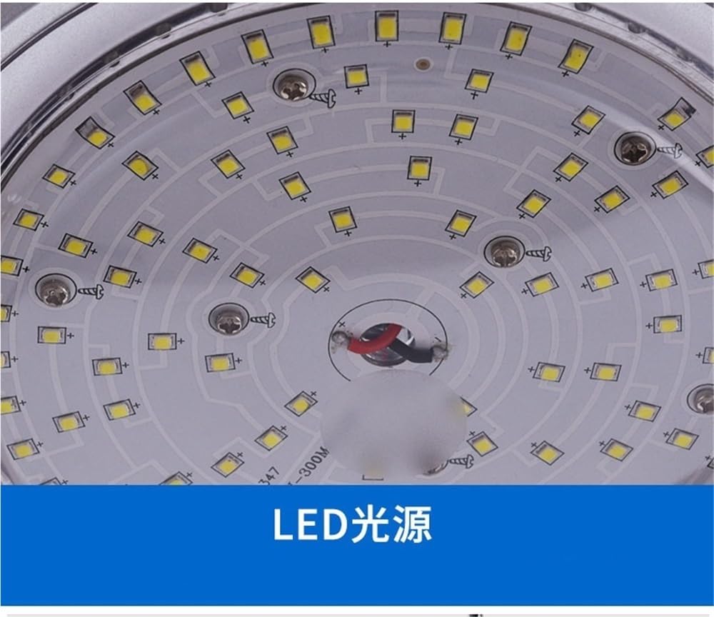 EMFYL lampadine 4 pz/lotto Luce Mineraria Alettata 100 w/150 w/200 w/300 w Baldacchino High Bay Pitch Luce Officina Della Fabbrica luce Della Fabbrica Ha Condotto La Luce Mineraria ( Colore : Silver C