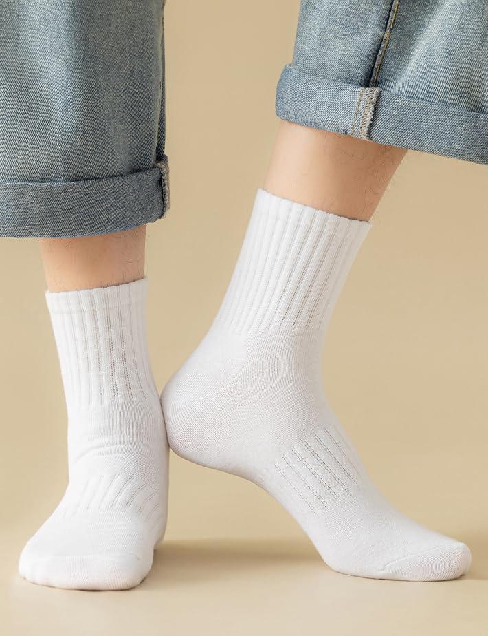 6'' Cushioned Cotton Ankle Sports Socks Essentials Athletic Running Socks Breathable Soft Comfort Socks for Men and Women4