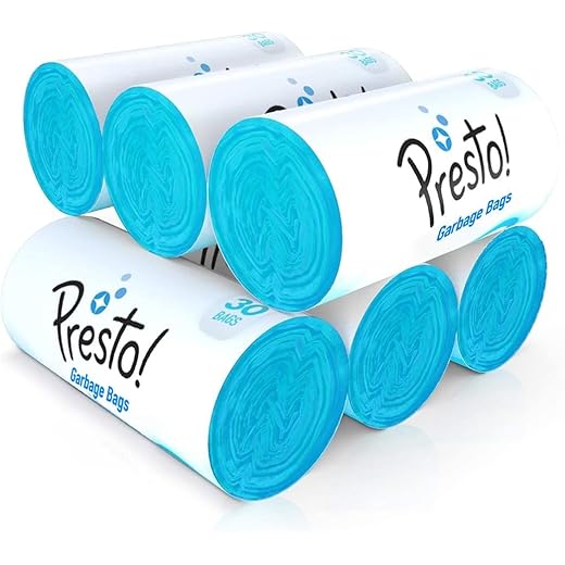 Presto Garbage Bags 180 Count - Medium