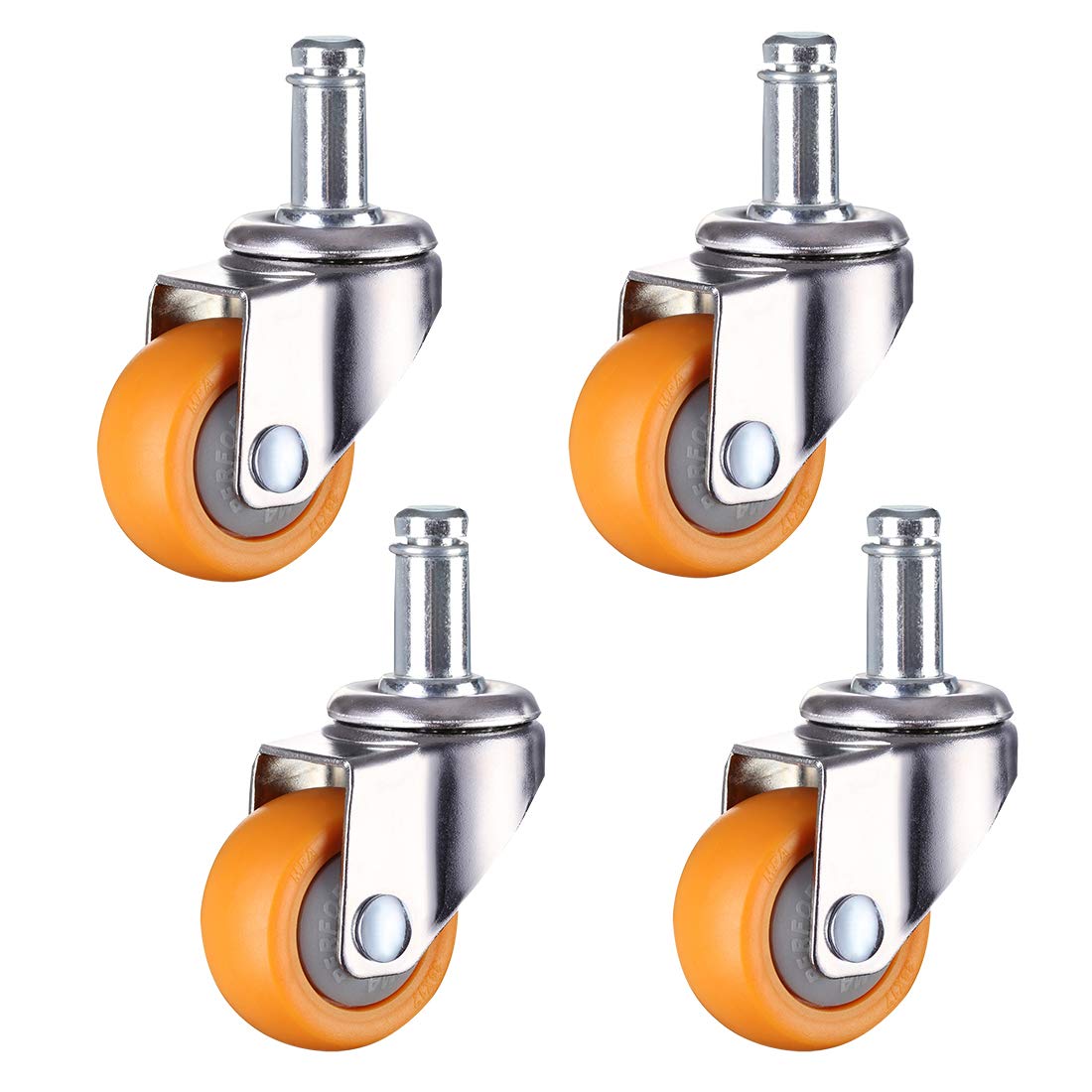 Koła skrętne Kółka nylonowe, wymienne, obrotowe do mebli, 4 krzesła biurowe, ruchome łóżeczko, kółka wózka(Universal,50mm/2in)