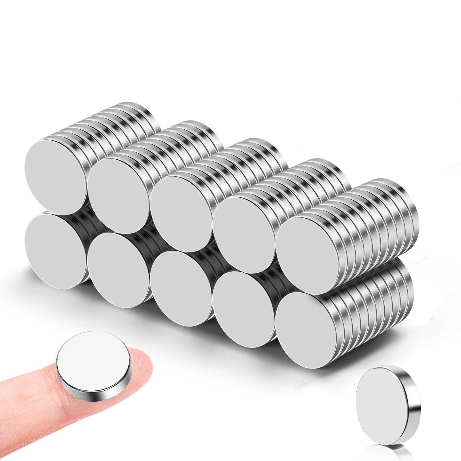 DIYMAG 50Pcs Small Refrigerator Magnets, 10x3mm Round Rare Earth Magnet — Amazon image 8