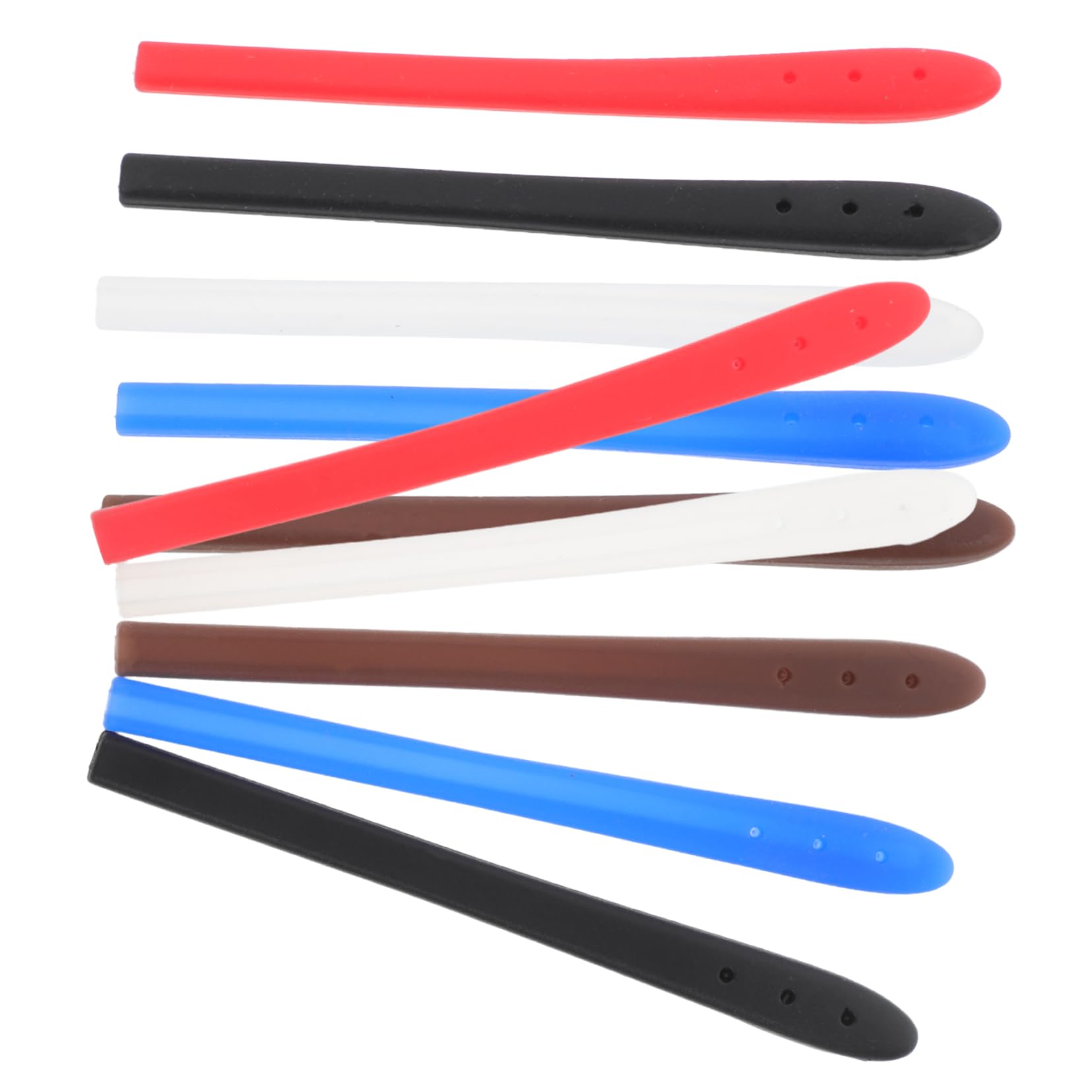 WOFASHPURET Silicone Glasses Leg Retainers 5 Pack Soft Non-Slip Eye Hooks for Glasses Comfortable Ear Grips for Running