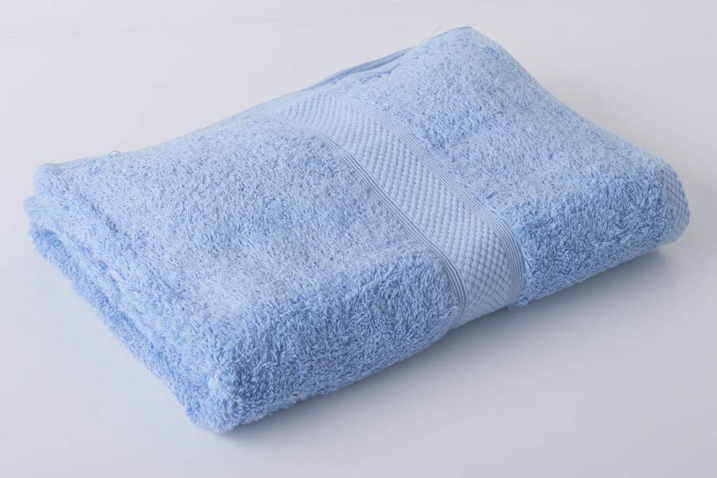 Terri Towelling Blue Luxury Egyptian Cotton 500Gsm Hand Towel, Hairdressing Towel, Bathroom Towel 50X85cm (Blue)