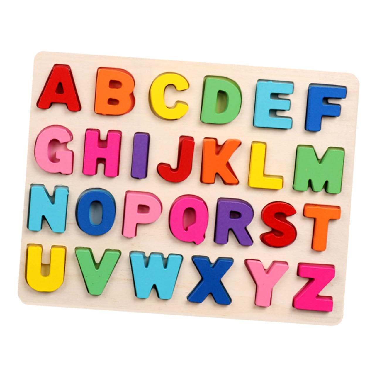 SUPVOX Puzzle in Legno per Ragazzo Ragazza Numeri e Segni Matematici Alfabeto Colorato Strumenti Didattici per Contare Addizionare e Sottrarre Sviluppo Cognitivo