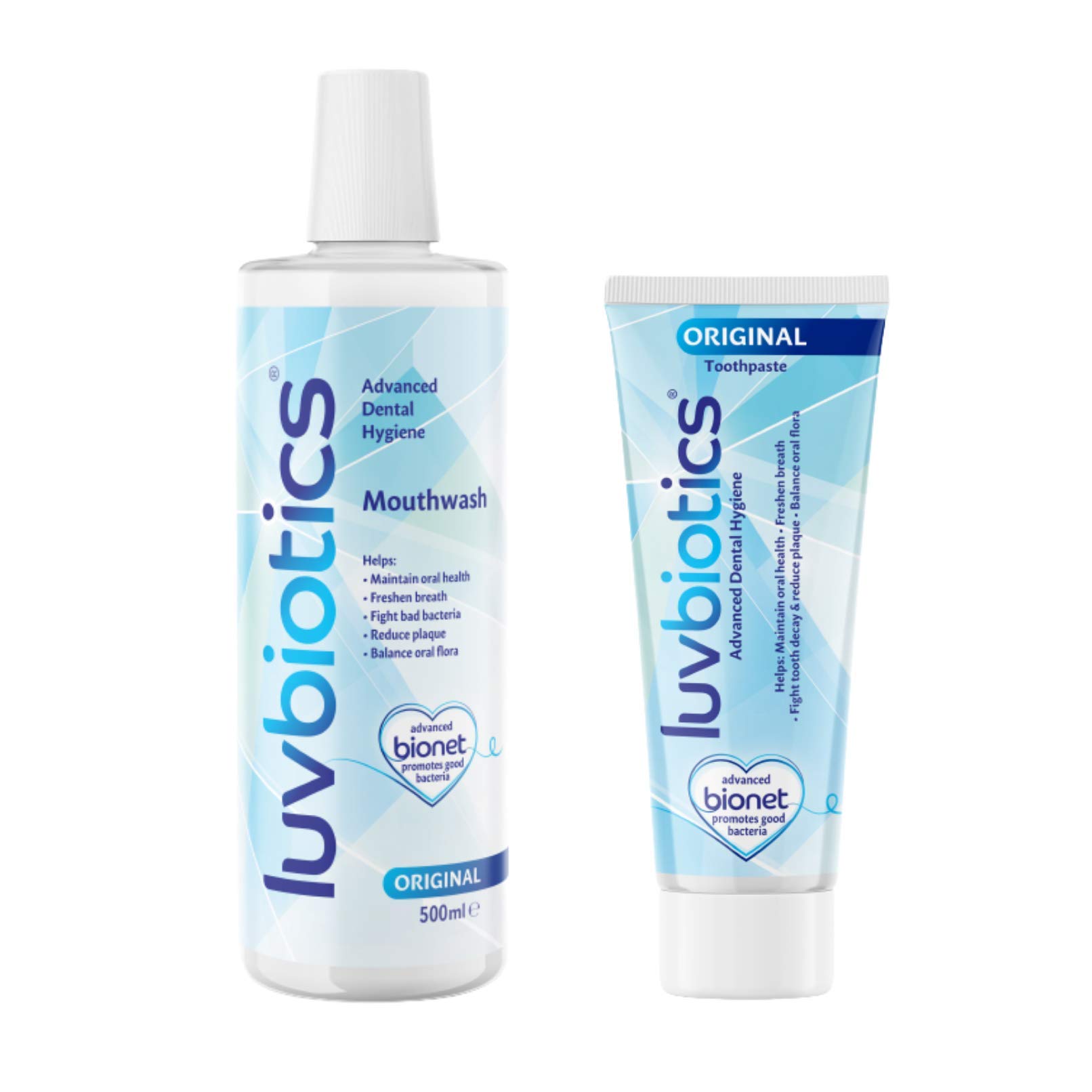 Luvbiotics Original Toothpaste and Mouthwash Kit (2 pcs)