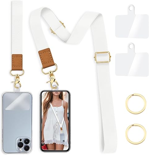 Miniatura 39 de Cordón cruzado para teléfono celular con correa para la muñeca, cordones de tortuga marina para alrededor del cuello, muñequera con correa ajustable