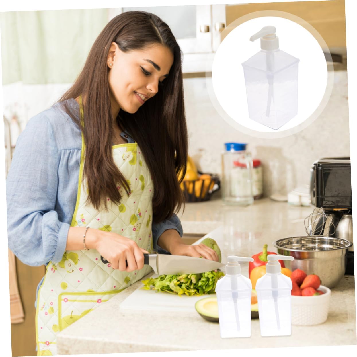 Syrup Press Dispenser Bottle for Coffee Bar Honey and Sauce 304 Stainless Steel Easy-to-Use Condiment Tool Suitable for Kitchen and Dining