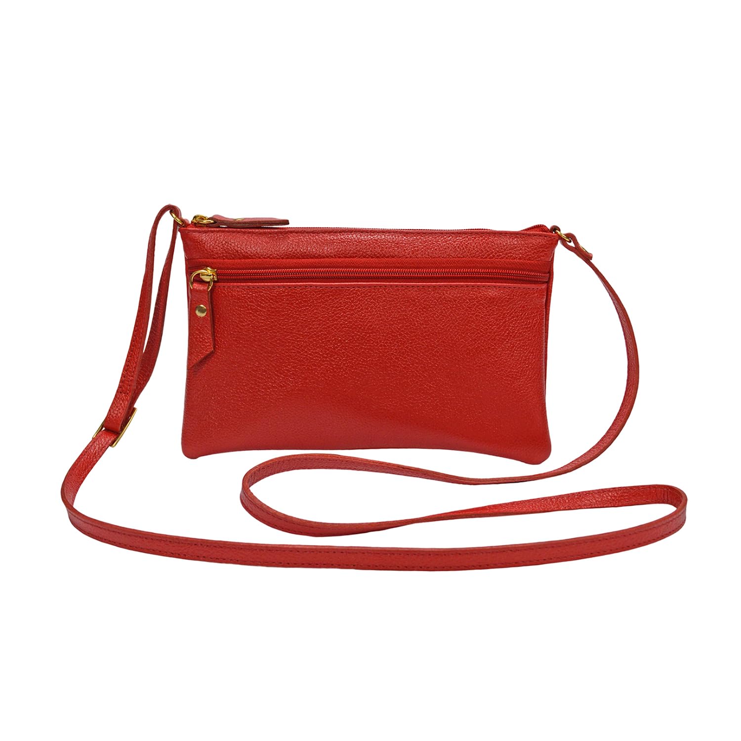 Bolsa Pequena Feminina Transversal Tiracolo Couro Legítimo Crossbody Madamix