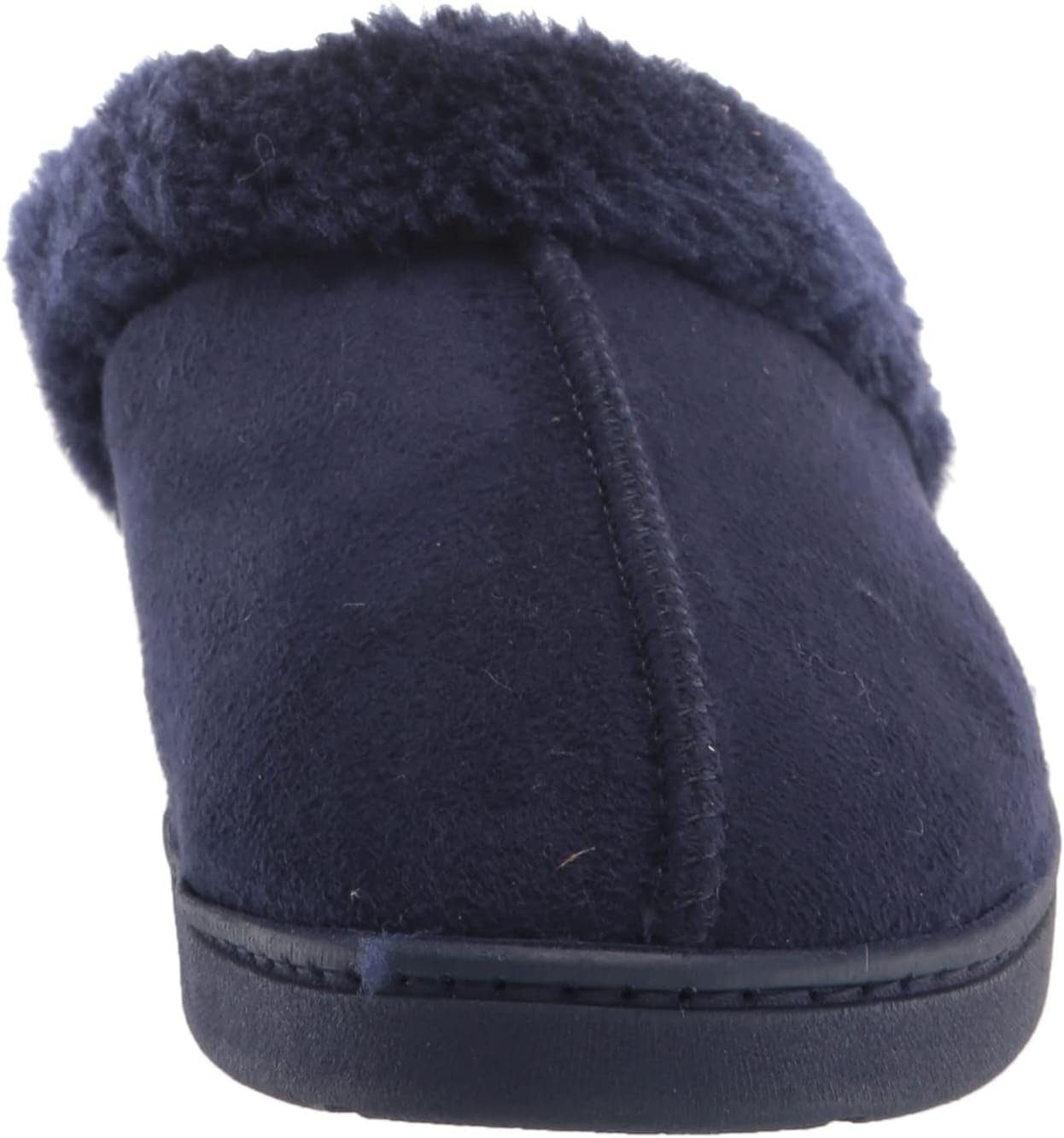 MUK LUKS Women's Polysuede Clog Slipper, Royal Blue, Small - Image 2