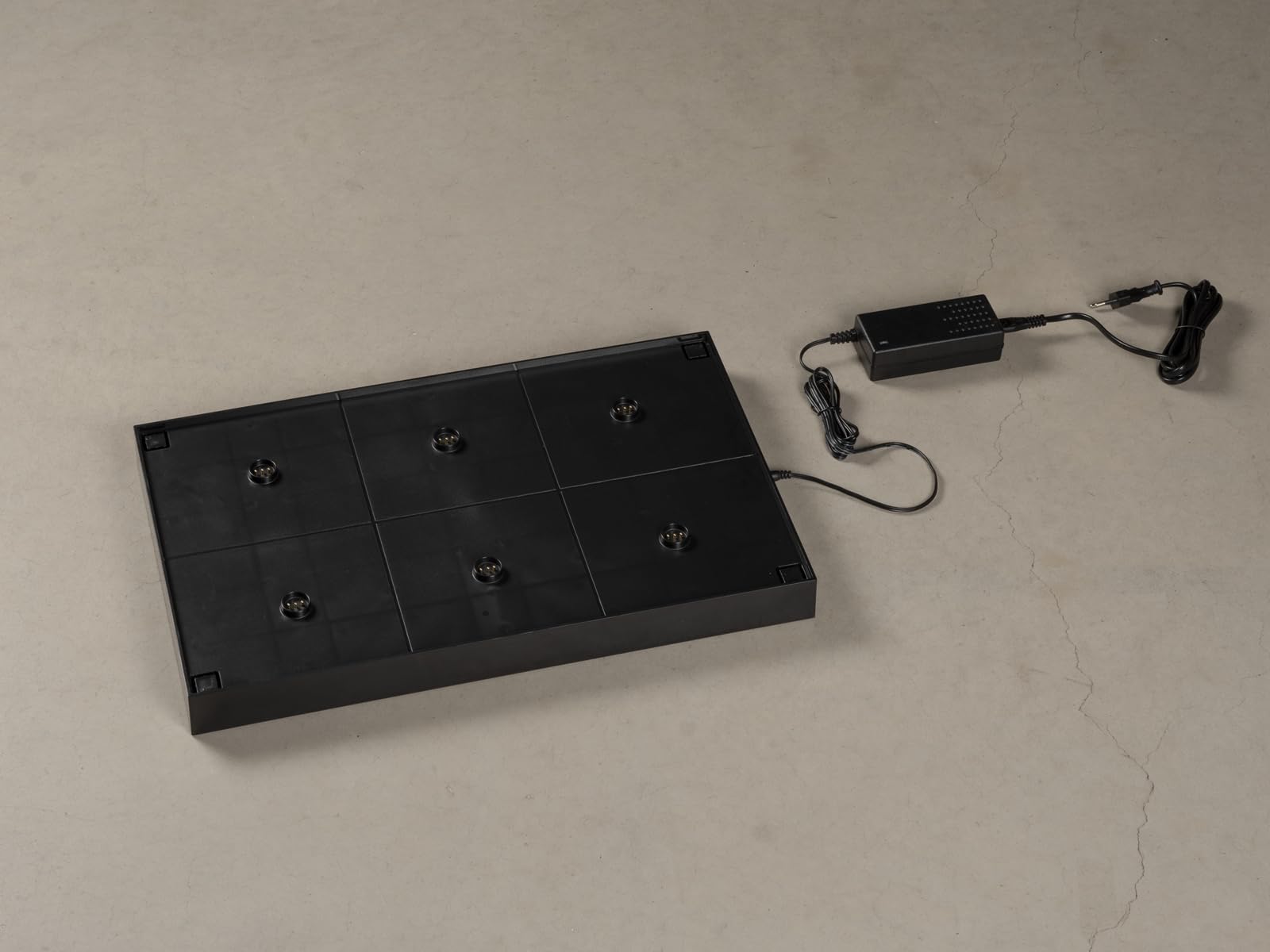6er Set Outdoor Akku Tischleuchten in Weiß mit USB Ladestation, geeignet für Restaurant & Gastronomie