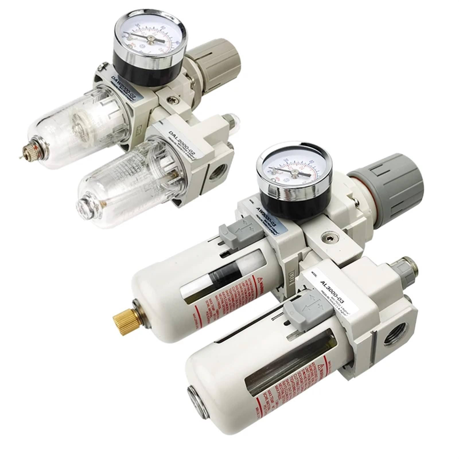 AC2010-02 AC3010-03 AC4010-04 pneumatyczny regulator ciśnienia separator oleju i wody, ręczny odwadniacz, kompresor, filtr powietrza (Ac3010-03 PC12-03, filtr miedziany)