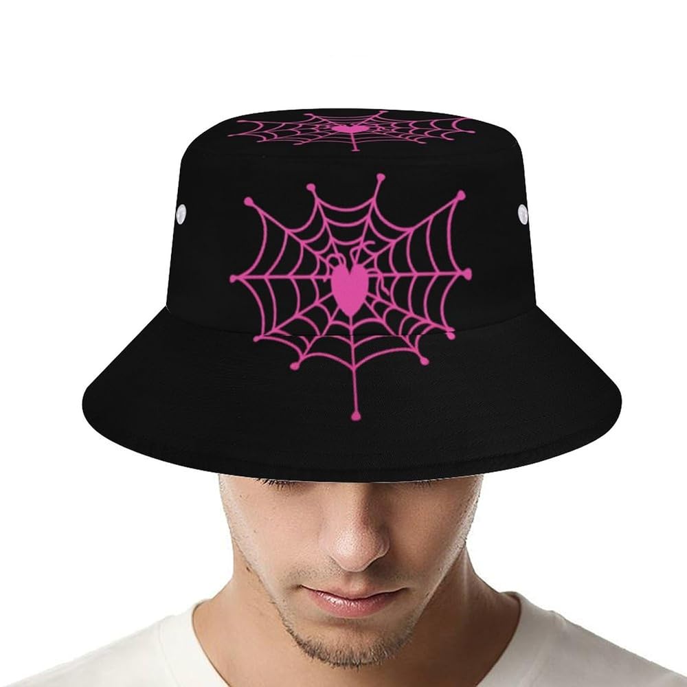 Amazon.com: Spider Web Heart-shaped Sun Hats Bucket Hat Wide