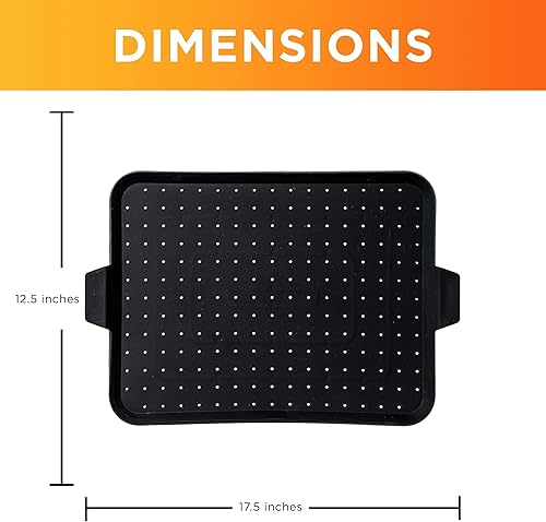 Miniatura 5 de Beckon Ware  USA  Alfombrilla multiusos para hornear y pantalla de salpicaduras para sartén - 17.5 x 12 pulgadas