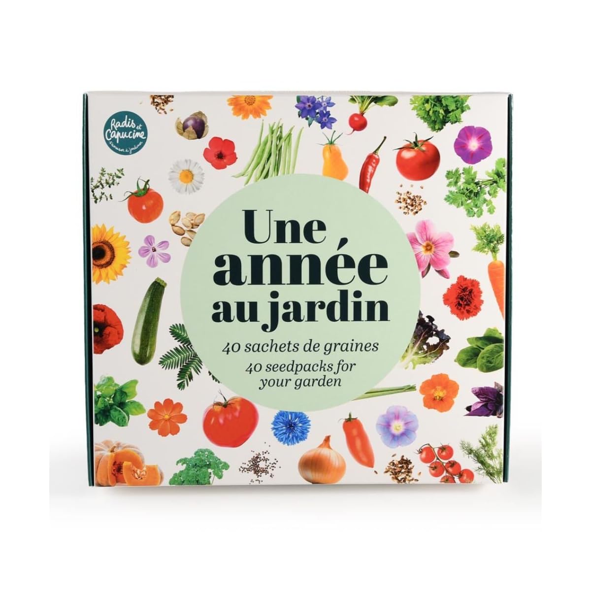 Radis et Capucine - Coffret 40 sachets de graines