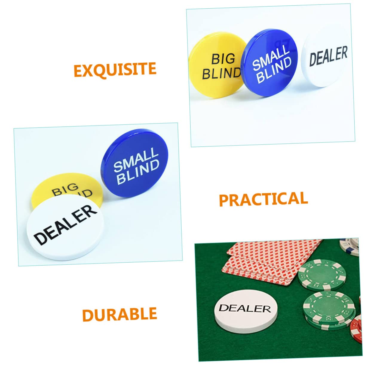 ibasenice 20pièces Jetons De Bingo Numérotés Accessoires De Jeu pour Comptage Et Mathématiques Jetons De Poker pour Activités Ludiques Et Éducatives