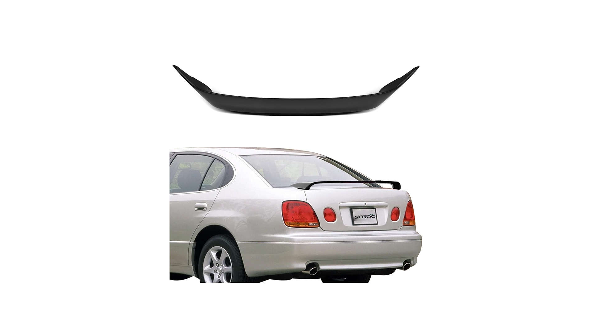 wing菅　gs400 Lexus GS300 GS400 roof spoiler v1 style – JP Fiber Shop