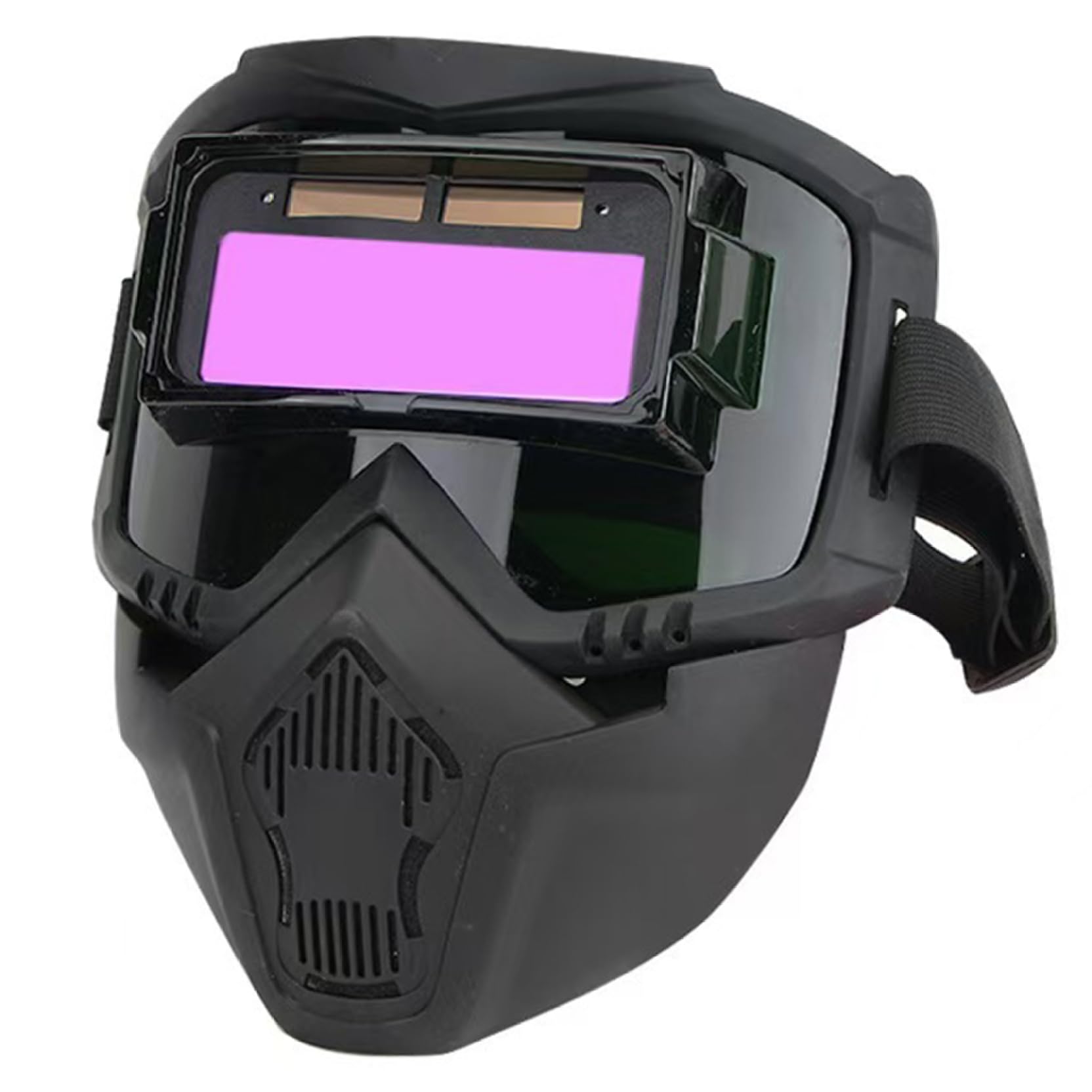 Welding Helmet with Auto Darkening Filter - Professional Welder Mask with, Removable Lens for Helmet & Goggle Modes, True Color View for Arc Welding & TIG Auto Darkening