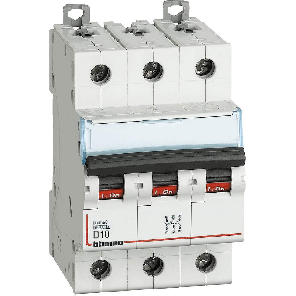 Interruptor magnetotérmico 3P 25 A 6 kA Bticino F83/25
