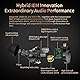LINSOUL Joyodio Shine HiFi 1DD+2BA Hybrid Driver In Ear Monitor IEM, with 4-Level Tuning Switch, Detachable 8 Strands Silver-Plated Cable, Zinc Alloy Faceplate, 3D Printed Shell (Black, with Mic)