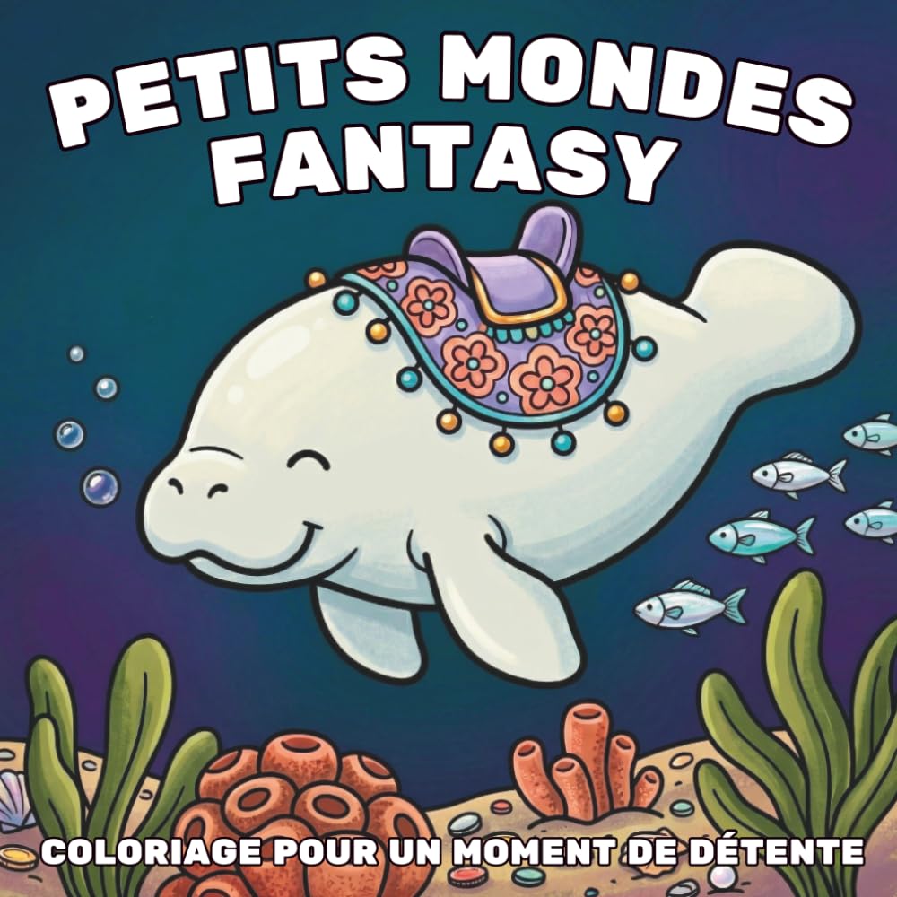 Petits mondes fantasy: Livre de coloriage mignon et cozy pour adultes (Petits Mondes: Livres de coloriage faciles et cozy)