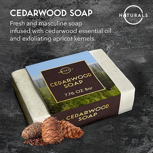 O Naturals Exfoliating Soap Bar Cedarwood thumb #2