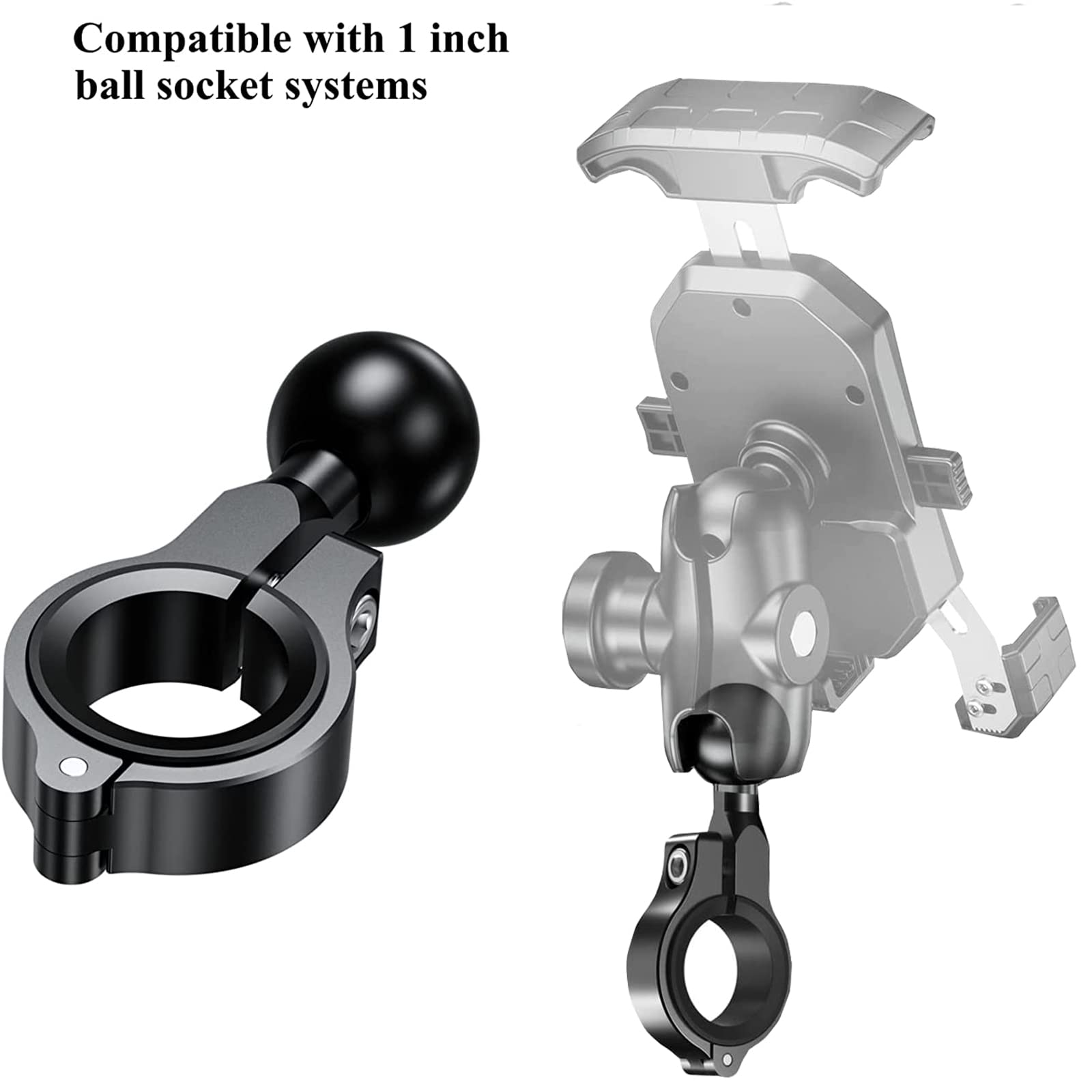 iHYTOON Supporto Ball Accessori per montaggio a sfera da 1'' Compatibili con supporti RAM Mounts/bracci a doppia presa(R3)*2