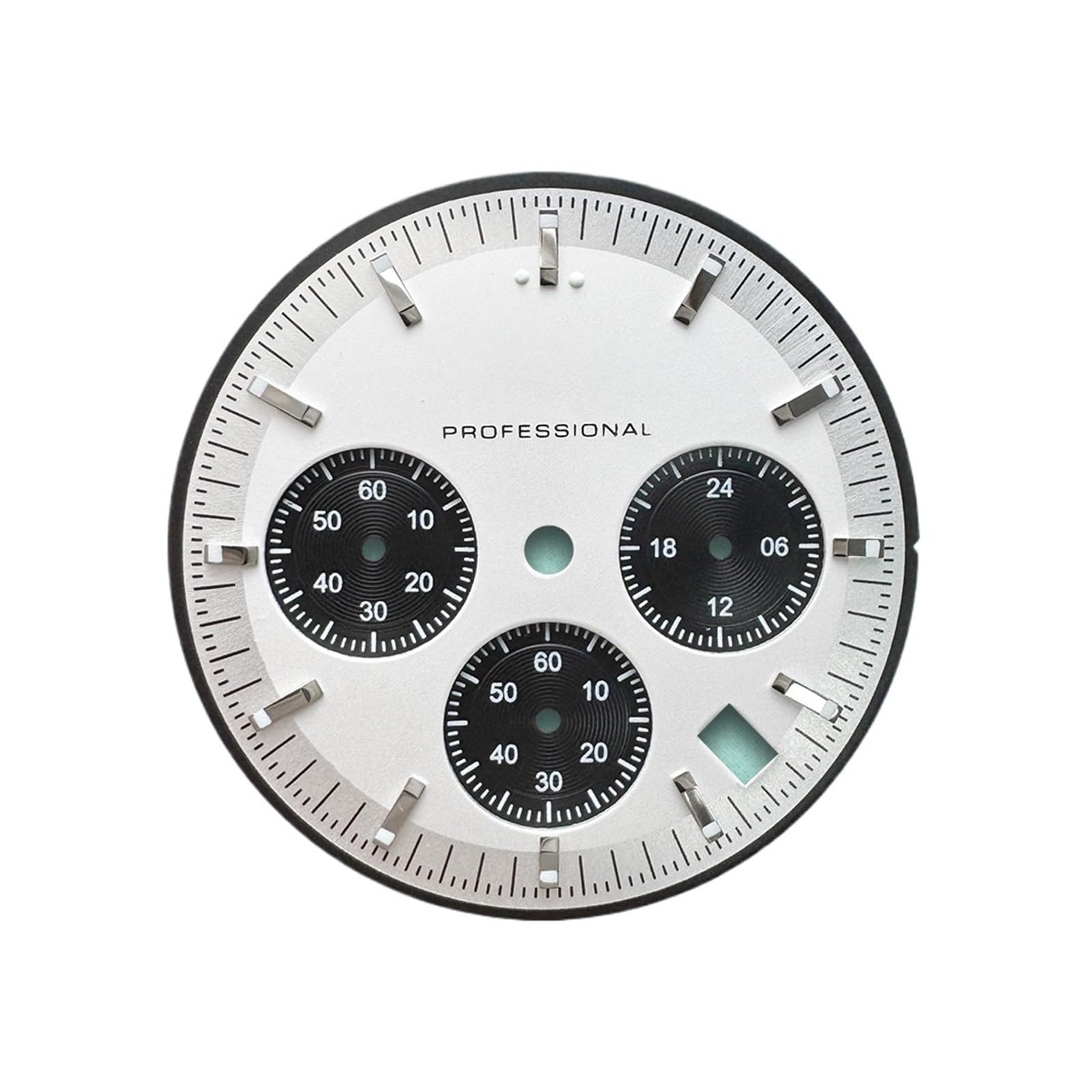 Generisch 32,5-mm-Zifferblatt, Passend For VK63-Uhrwerk, Grün Leuchtendes Schnellwahluhr-Modifikationszubehör