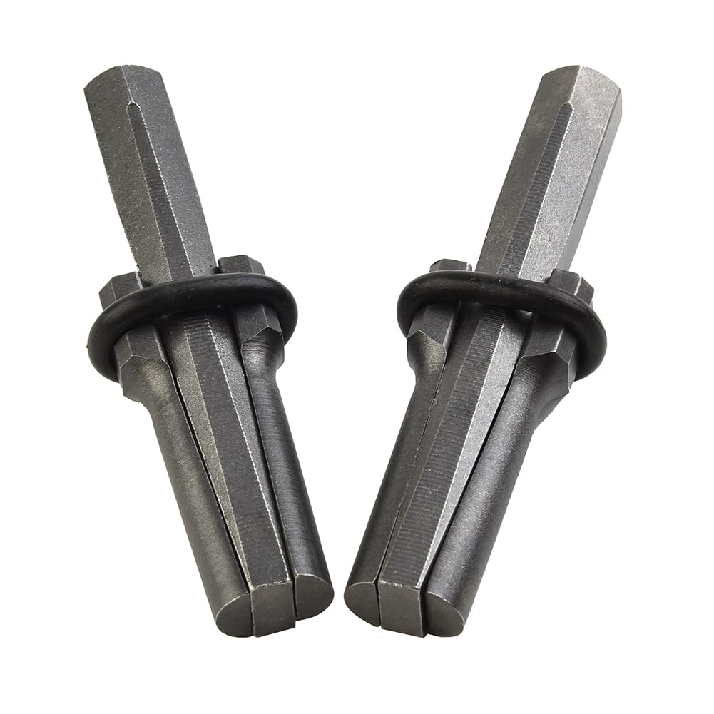 Lot de 7 cales de fendage de roches et cales à plumes, outils de fendage de pierre pour granits, bétons, roches volcaniques, roches calcaires 1,4 cm