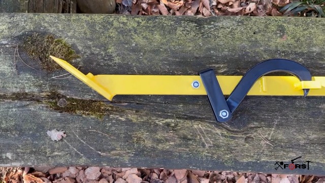 Xforst Fällheber 130cm – Stammheber Und Stammwender Mit Kanthaken – Robuste Fällhilfe Aus Geschmiedetem Stahl