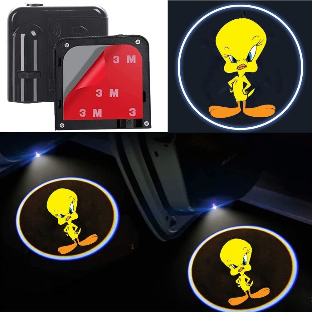 Buy bojiang 2Pcs for Car Door Lights Logo for TweetyBird, Car Door Led