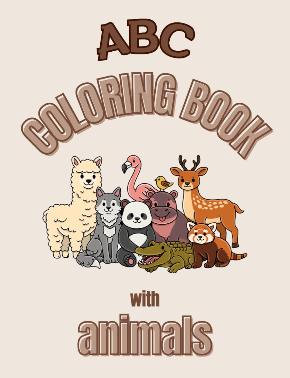 ABC COLORING BOOK WITH ANIMALS